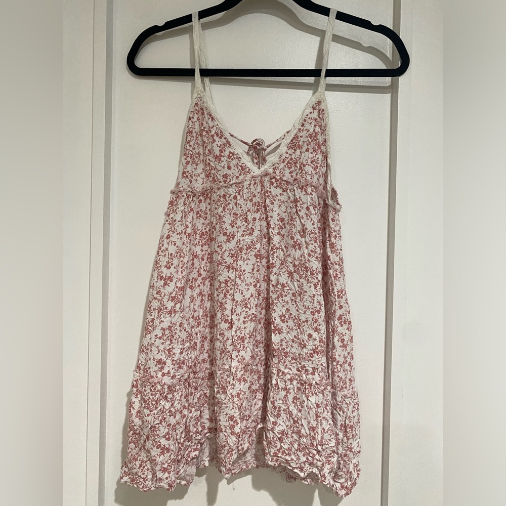 Ocean drive cute summer beach mini dress with tie